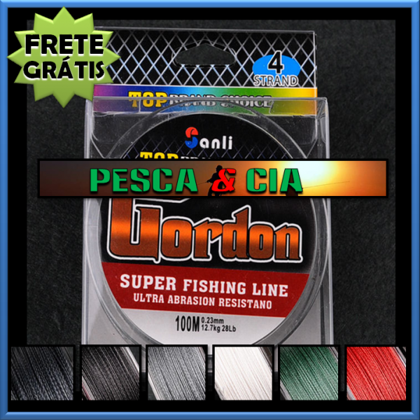 Linha Multifilamento Gordon Dyneema 0.23 - 0.30 (300mts)